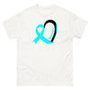 Ovarian Cancer Heart Tee - JohnVsGBMWhiteS