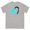 Ovarian Cancer Heart Tee - JohnVsGBMSport GreyS