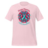 Ovarian Cancer Hugs Love Tee - JohnVsGBMSoft PinkS