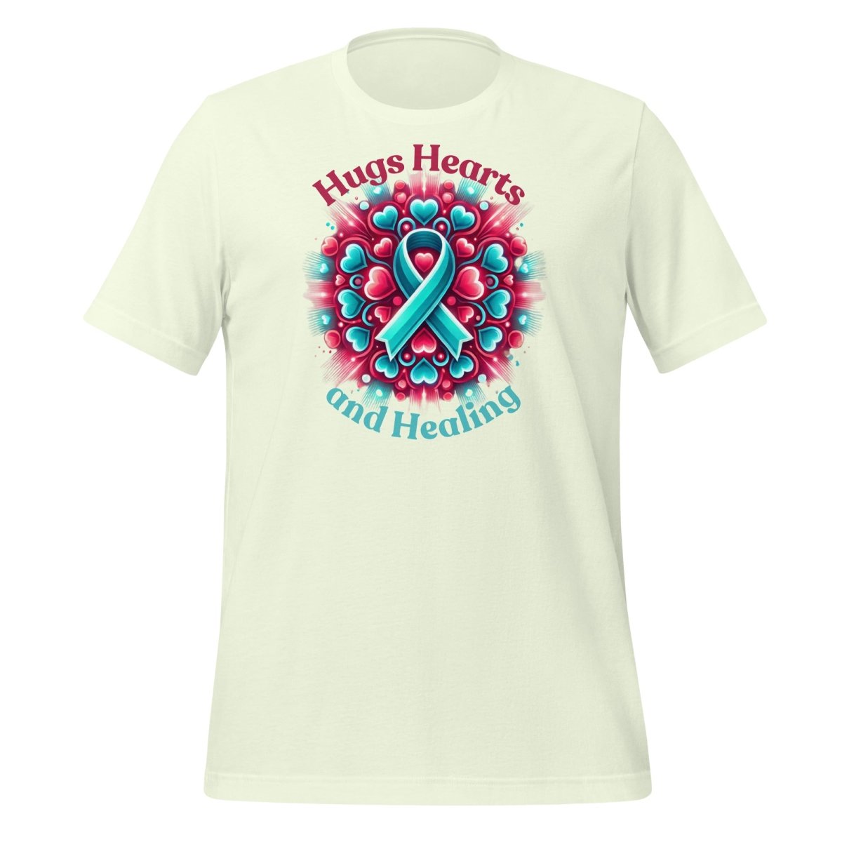 Ovarian Cancer Hugs Love Tee - JohnVsGBMCitronS