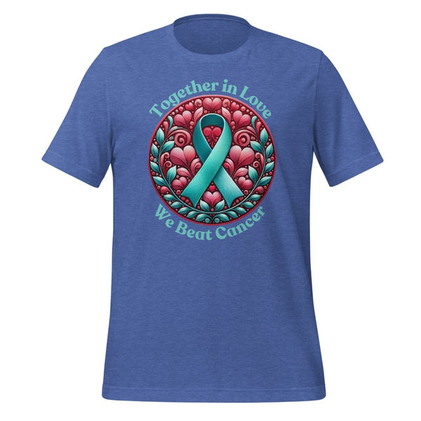 Ovarian Cancer Love Tee - JohnVsGBMHeather True RoyalS