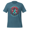 Ovarian Cancer Love Tee - JohnVsGBMHeather Deep TealS