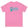 Ovarian Cancer Mom Teal Tee - JohnVsGBMAzaleaS