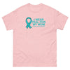 Ovarian Cancer Mom Teal Tee - JohnVsGBMLight PinkS