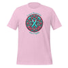 Ovarian Cancer Powers Love Tee - JohnVsGBMHeather Prism LilacS