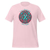 Ovarian Cancer Powers Love Tee - JohnVsGBMSoft PinkS