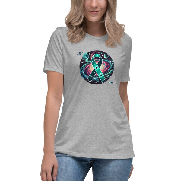 Ovarian Cancer Rings Tee - JohnVsGBMAthletic HeatherS