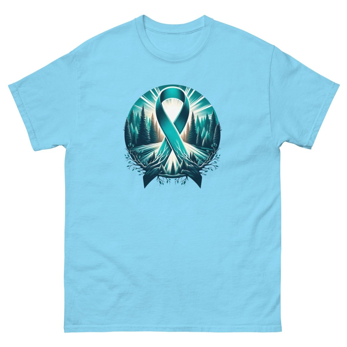 Ovarian Cancer Roots Forest Tee - JohnVsGBMSkyS