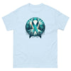 Ovarian Cancer Roots Forest Tee - JohnVsGBMLight BlueS