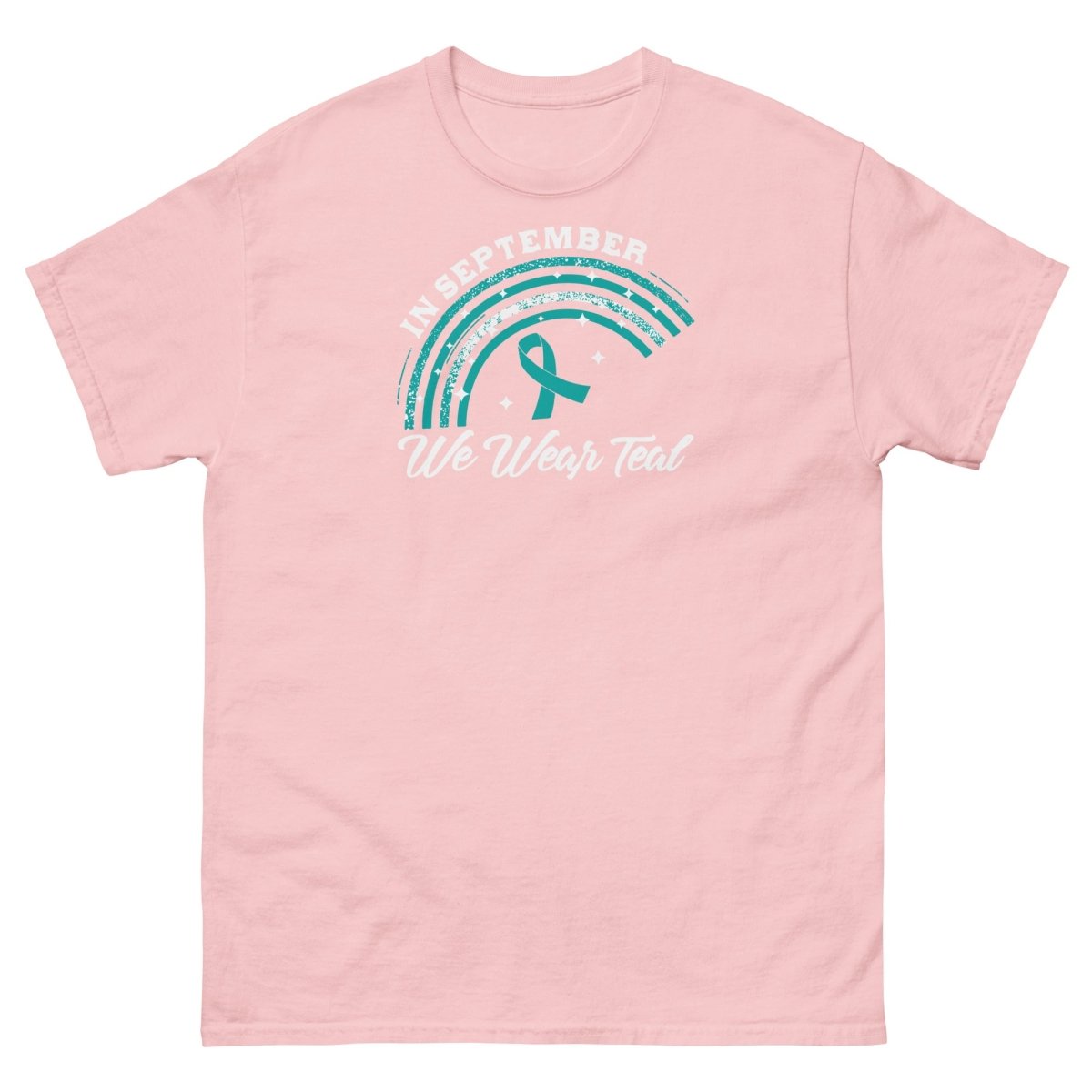 Ovarian Cancer September Tee - JohnVsGBMLight PinkS