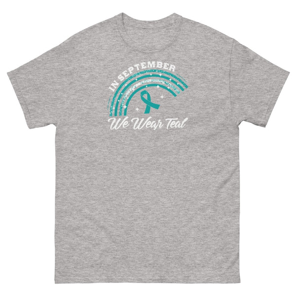 Ovarian Cancer September Tee - JohnVsGBMSport GreyS