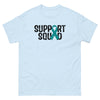 Ovarian Cancer Support Tee - JohnVsGBMLight BlueS