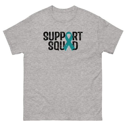 Ovarian Cancer Support Tee - JohnVsGBMSport GreyS