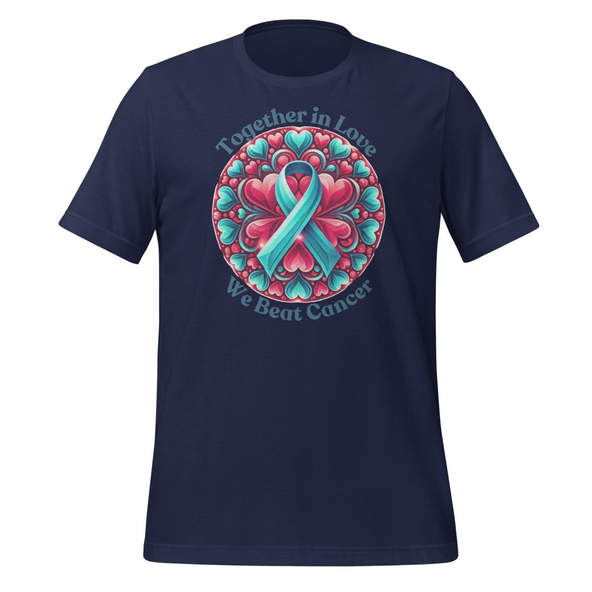 Ovarian Cancer Together Love Tee - JohnVsGBMNavyS