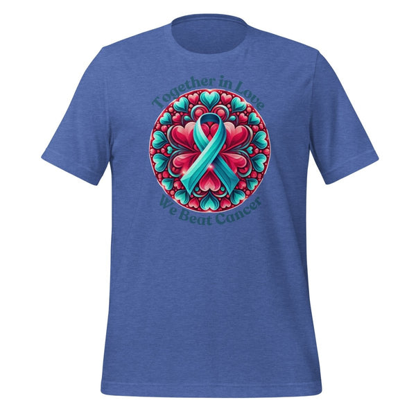 Ovarian Cancer Together Love Tee - JohnVsGBMHeather True RoyalS