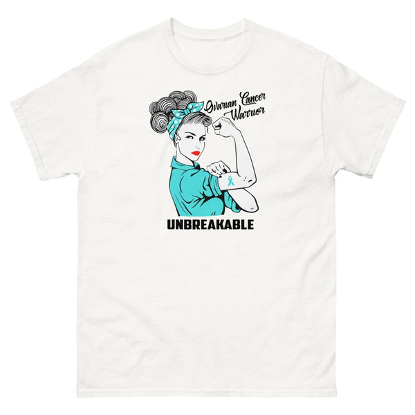 Ovarian Cancer Unbreakable Tee - JohnVsGBMWhiteS