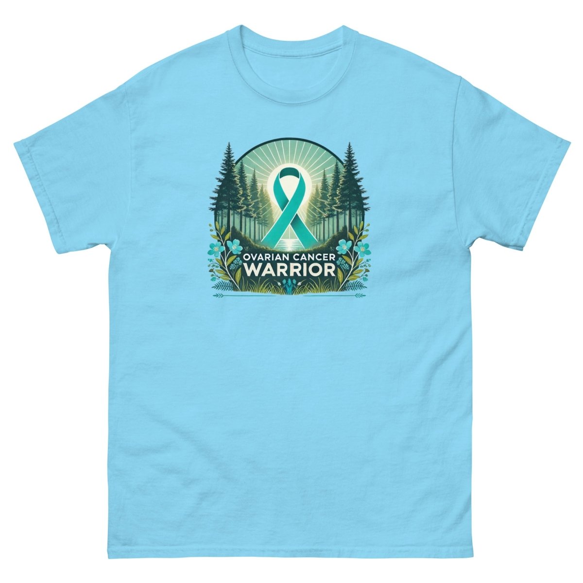 Ovarian Cancer Warrior Forest Tee - JohnVsGBMSkyS