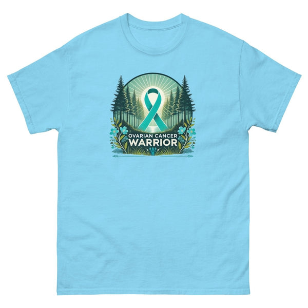 Ovarian Cancer Warrior Forest Tee - JohnVsGBMSkyS