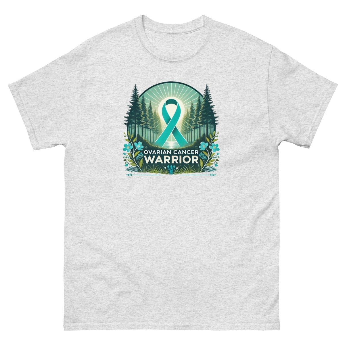 Ovarian Cancer Warrior Forest Tee - JohnVsGBMAshS