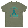 Ovarian Cancer Wife Fight Tee - JohnVsGBMMilitary GreenS