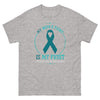 Ovarian Cancer Wife Fight Tee - JohnVsGBMSport GreyS