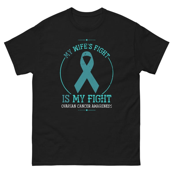 Ovarian Cancer Wife Fight Tee - JohnVsGBMBlackS