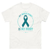 Ovarian Cancer Wife Fight Tee - JohnVsGBMWhiteS