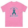 Ovarian Cancer Wife Fight Tee - JohnVsGBMAzaleaS