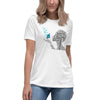 Ovarian Cancer Women's Butterfly Tee - JohnVsGBMWhiteS