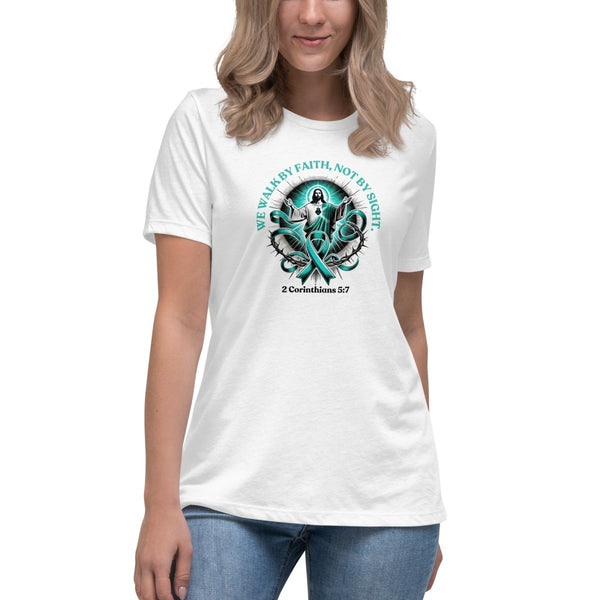 Ovarian Cancer Women's Corinthians Tee - JohnVsGBMWhiteS