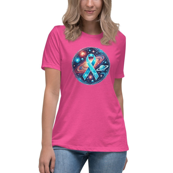 Ovarian Cancer Women's Cosmic Tee - JohnVsGBMBerryS