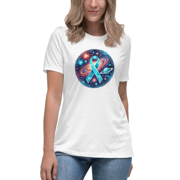 Ovarian Cancer Women's Cosmic Tee - JohnVsGBMWhiteS