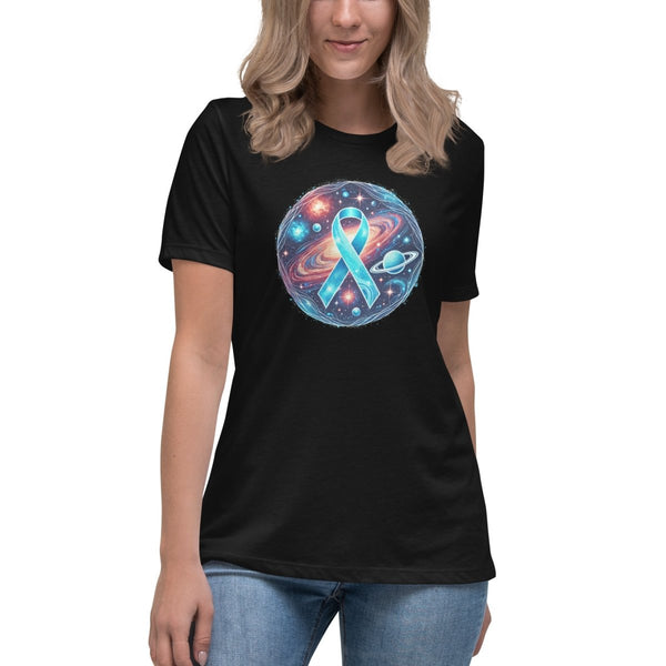 Ovarian Cancer Women's Cosmic Tee - JohnVsGBMBlackS