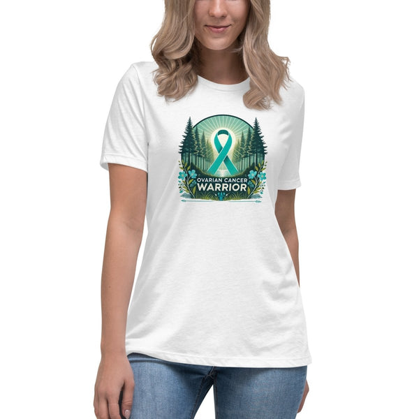 Ovarian Cancer Women's Forest Tee - JohnVsGBMWhiteS