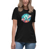 Ovarian Cancer Women's Galaxy Tee - JohnVsGBMBlackS