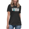 Ovarian Cancer Women's Grandma Tee - JohnVsGBMDark Grey HeatherS