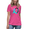 Ovarian Cancer Women's Heart Tee - JohnVsGBMBerryS