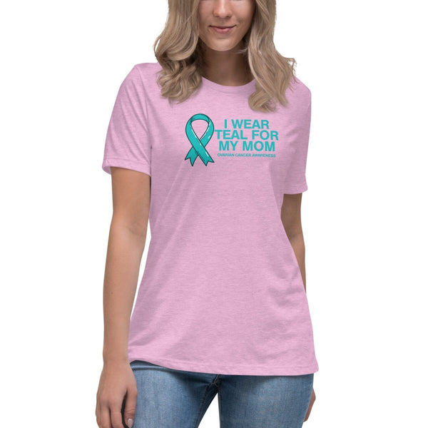 Ovarian Cancer Women's Mom Tee - JohnVsGBMHeather Prism LilacS