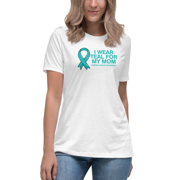 Ovarian Cancer Women's Mom Tee - JohnVsGBMWhiteS