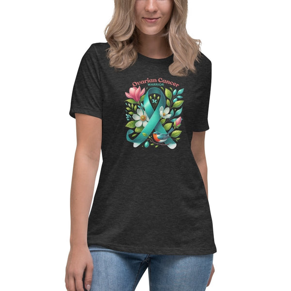 Ovarian Cancer Women's Spring Tee - JohnVsGBMDark Grey HeatherS