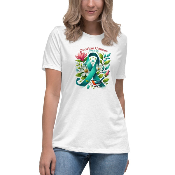 Ovarian Cancer Women's Spring Tee - JohnVsGBMWhiteS