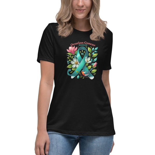 Ovarian Cancer Women's Spring Tee - JohnVsGBMBlackS