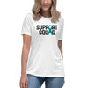 Ovarian Cancer Women's Support Tee - JohnVsGBMWhiteS