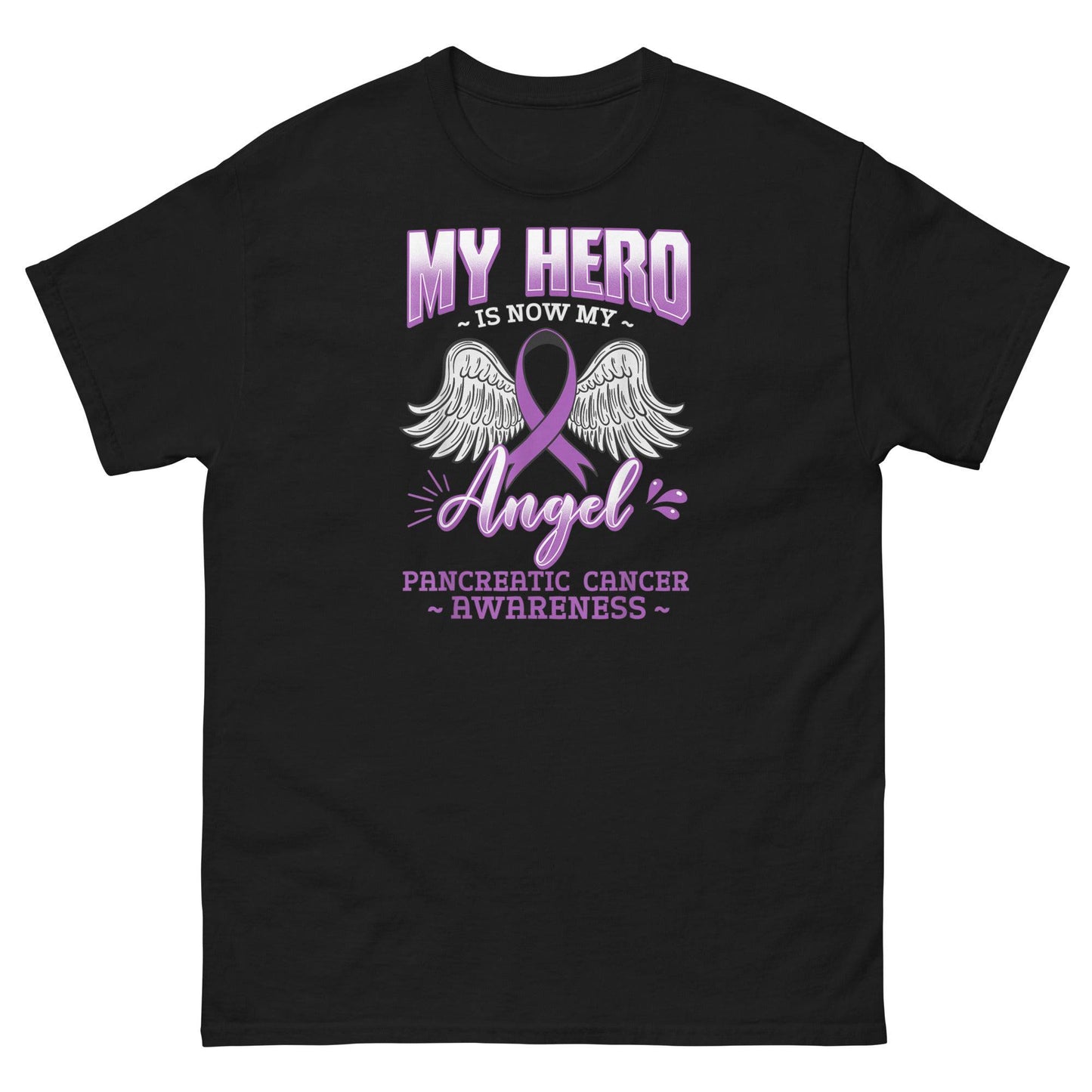 Pancreatic Cancer Angel Classic Tee - JohnVsGBMBlackS