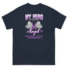 Pancreatic Cancer Angel Classic Tee - JohnVsGBMNavyS