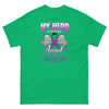 Pancreatic Cancer Angel Classic Tee - JohnVsGBMIrish GreenS