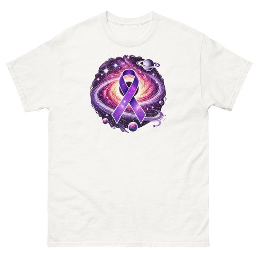 Pancreatic Cancer Blackhole Galaxy Tee - JohnVsGBMWhiteS