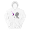 Pancreatic Cancer Butterfly Hoodie - JohnVsGBMWhiteS