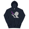 Pancreatic Cancer Butterfly Hoodie - JohnVsGBMNavyS