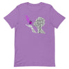 Pancreatic Cancer Butterfly Tee - JohnVsGBMHeather Team PurpleXS